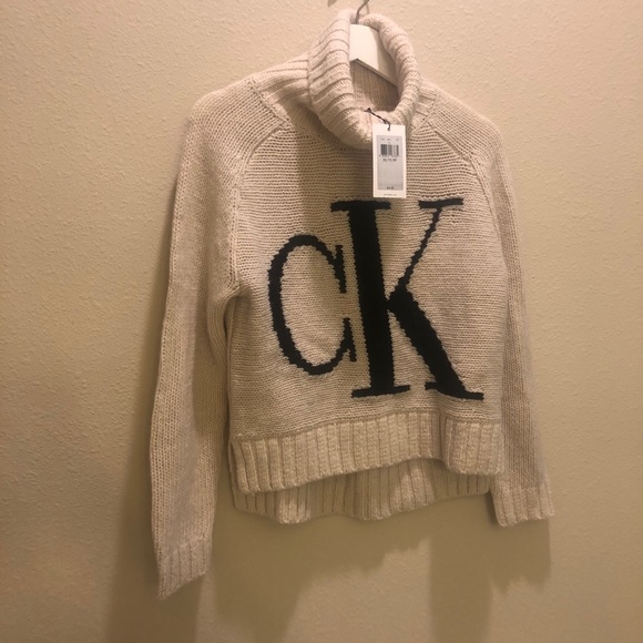 Calvin Klein Wool Alpaca Sweater XS or XL NEW - Picture 2 of 5